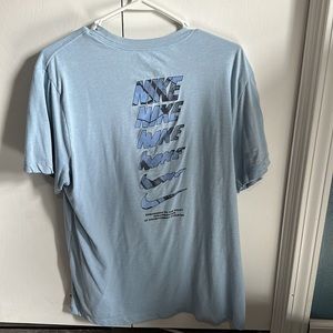 Nike Dri Fit Baby Blue Tee